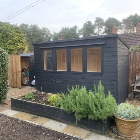 Ebony Black Potting Shed Ebony Black Potting Shed