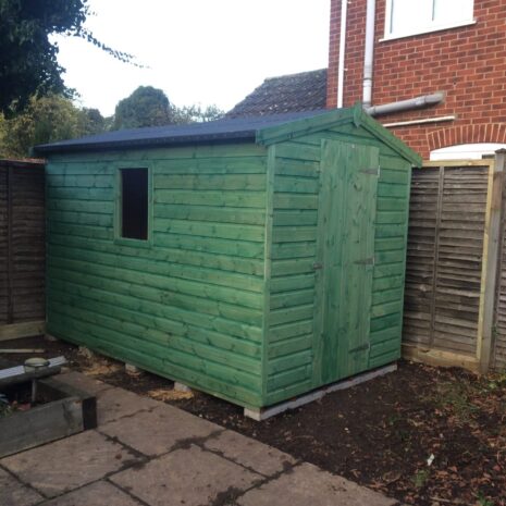 Green Apex Shed Green Apex Shed