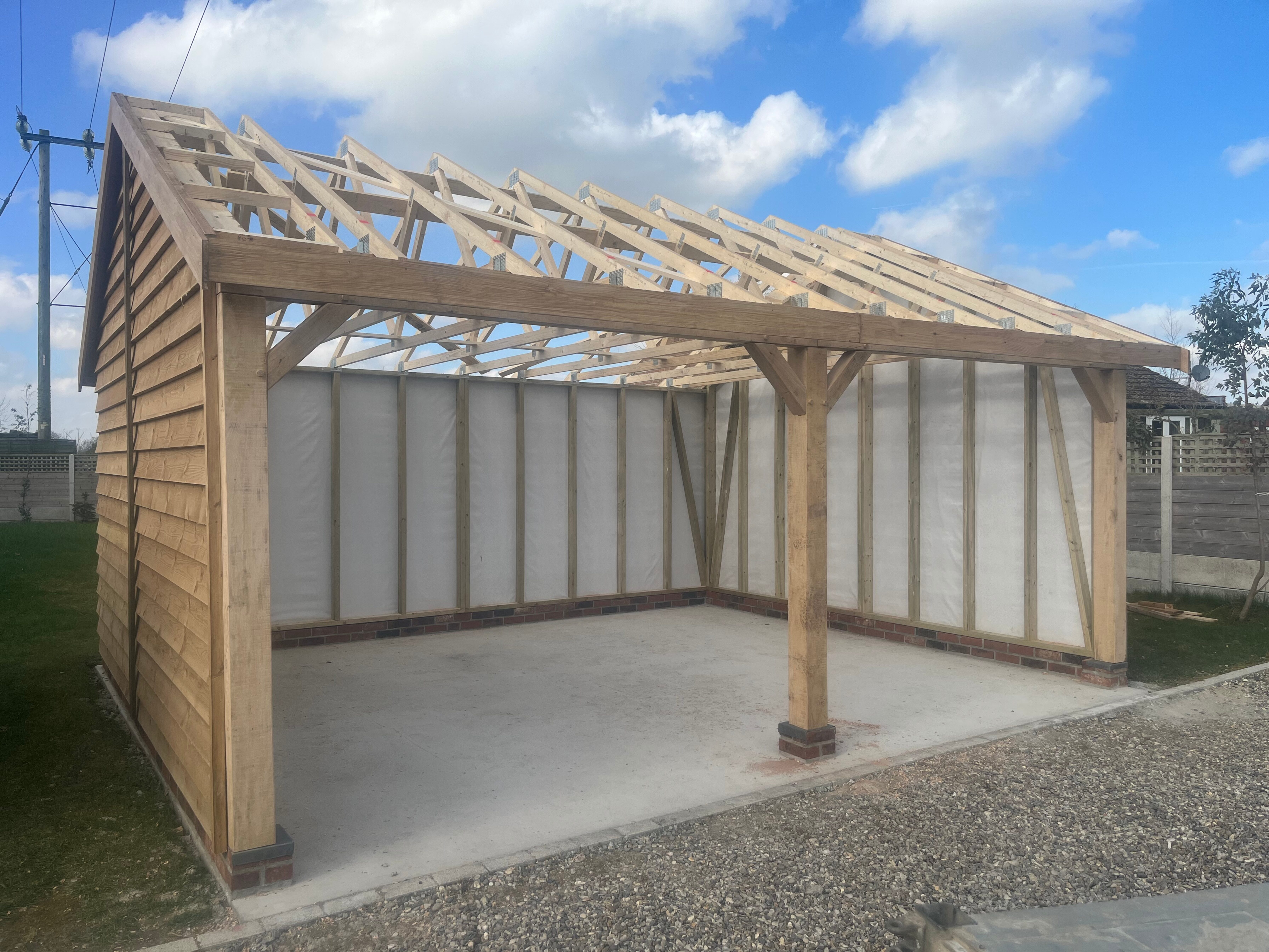 Open Truss Car Port Open Truss Car Port