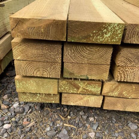 Treated Fencing Rails