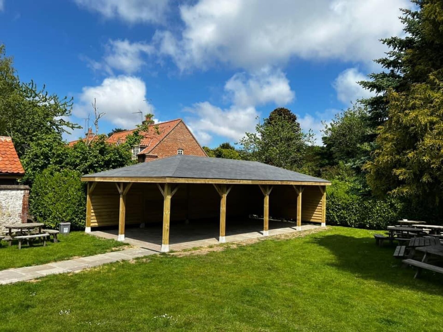 Large Cut Roof Gazebo Large Cut Roof Gazebo