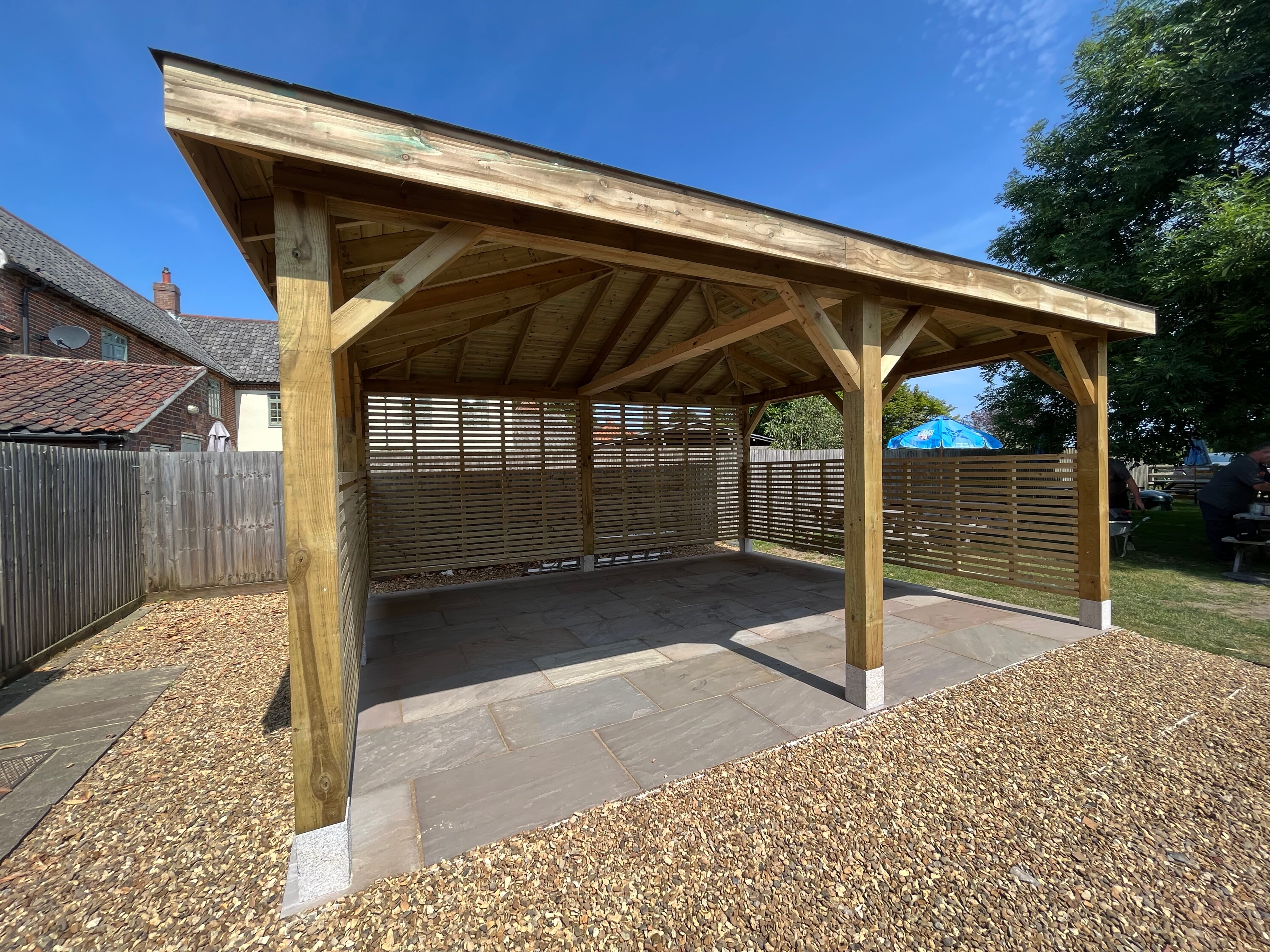 Slatted Gazebo Slatted Gazebo